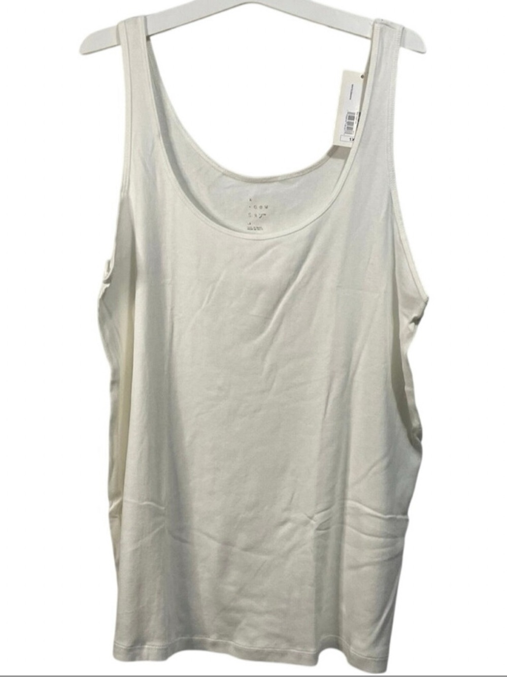 a new day White Scoop Neck Tank Top